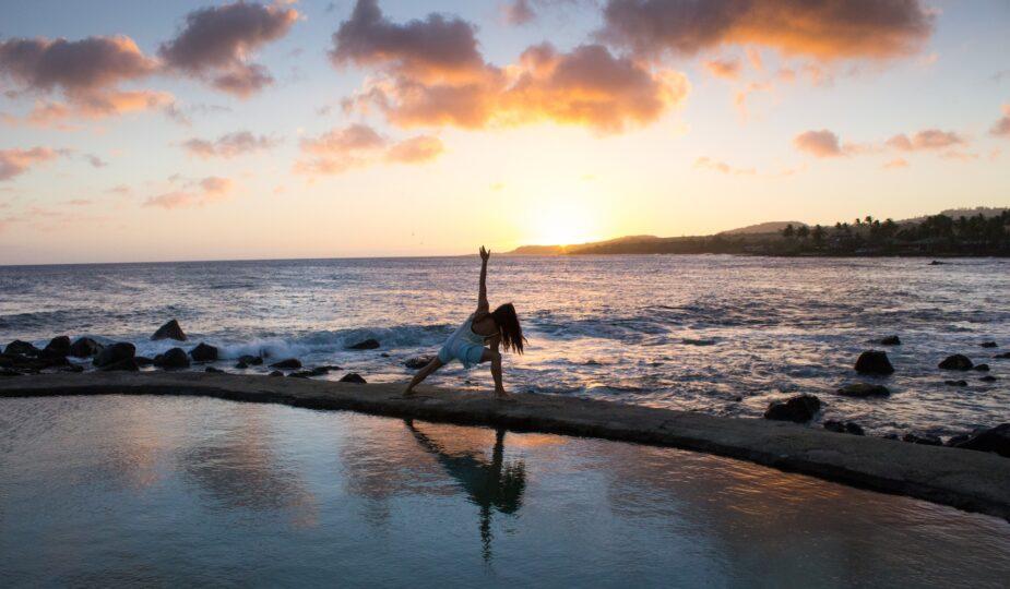 Yoga am Meer