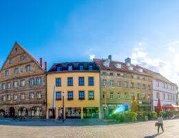 Panorama Maximilianstrasse, Bayreuth, Deutschland